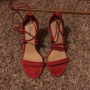 Red Steve Madden Lace ups